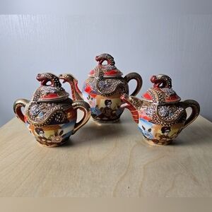 Antique Satsuma Tea Set